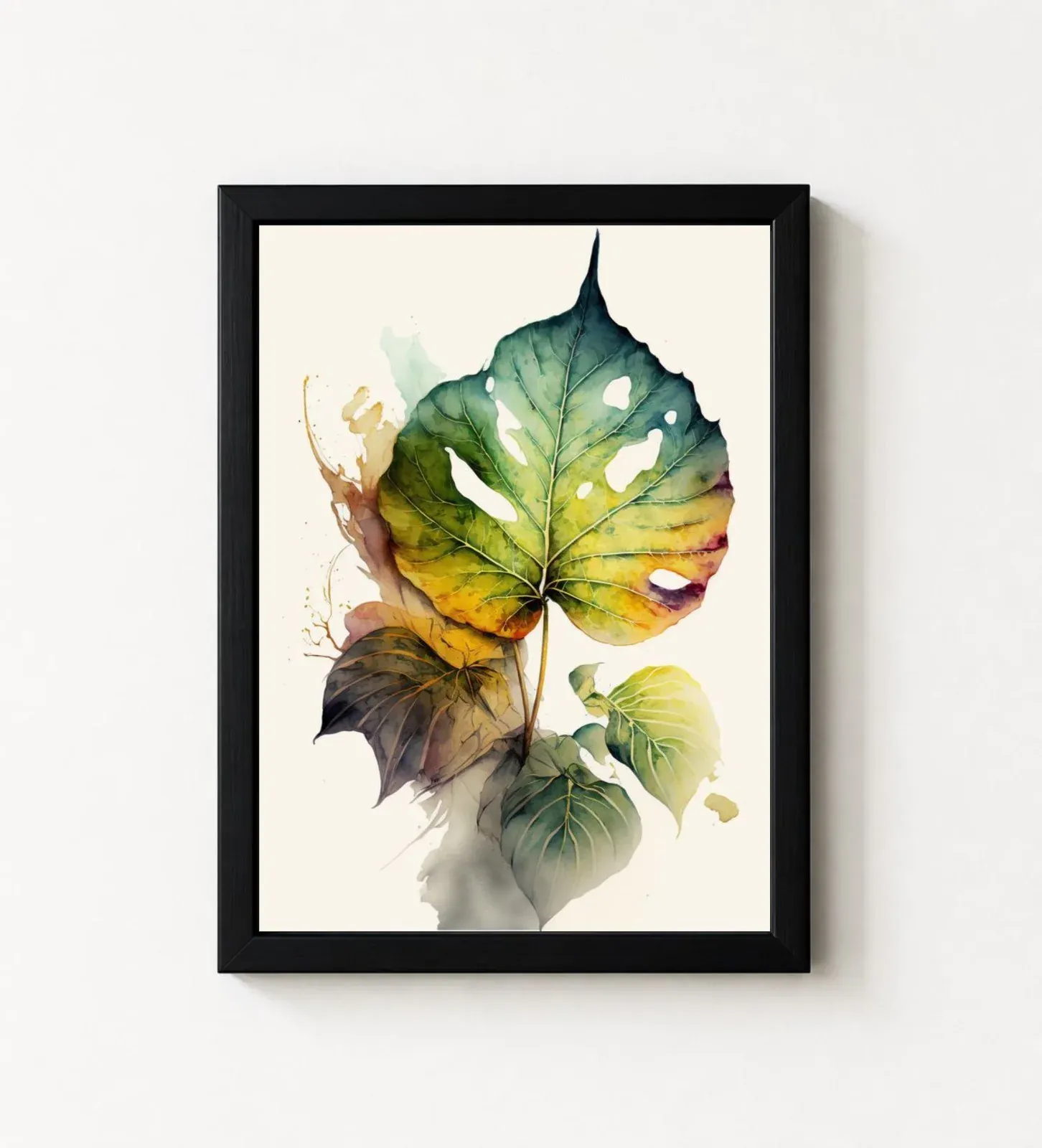Watercolour Leaf
